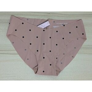 Victoria's Secret Womens Hipster Panties XS Nude Polka Dot‎ Seamless  NWT Lq